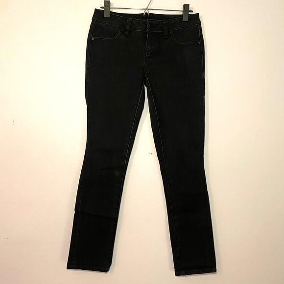 Tory Burch Women's size 26 Black Super Skinny Fit Jeans Pants Preppy - Picture 1 of 12